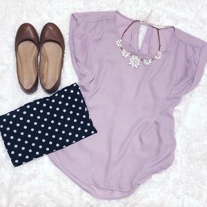 Pink Rose - Lavender Top